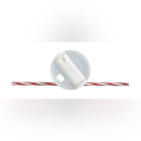 Stanley The Quencher H2.0 Flowstate 40oz Tumbler in Mistletoe Twist - white - Picture 3 of 5